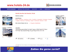 Tablet Screenshot of hotels-24.de